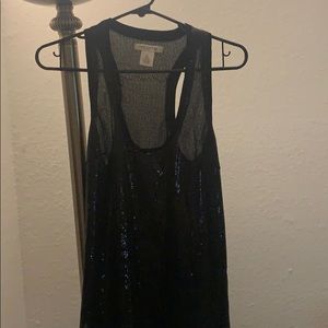 Black sequin tank top Arden b